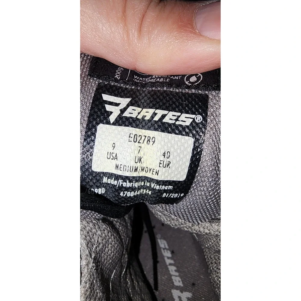 BATES TACTICAL BOOTS MENS 9‎ BLACK GX-8 GORETEX WITH SIDE ZIP